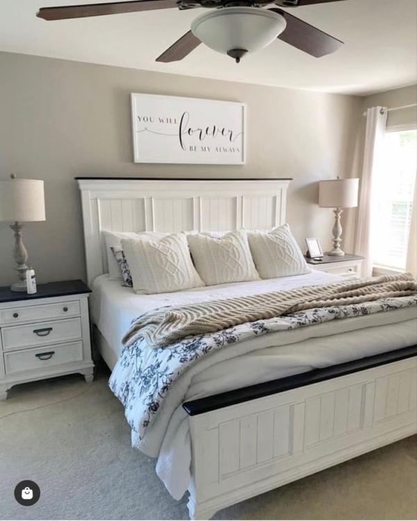 6x6 Contemporary Modern King Size Luxury Bed with Bedside tables.