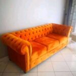 3 Seaters Contemporary Modern Chesterfield Couch