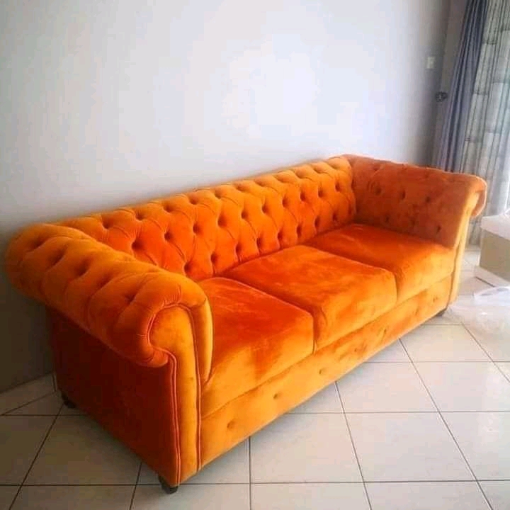Best Choice Furniture - 999 3 Seaters Contemporary Modern Chesterfield Couch