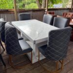 6-Seater Contemporary Modern Dining Table Set Luxury Redefined