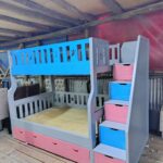 4x6 Contemporary Modern Double Decker Bunk Bed