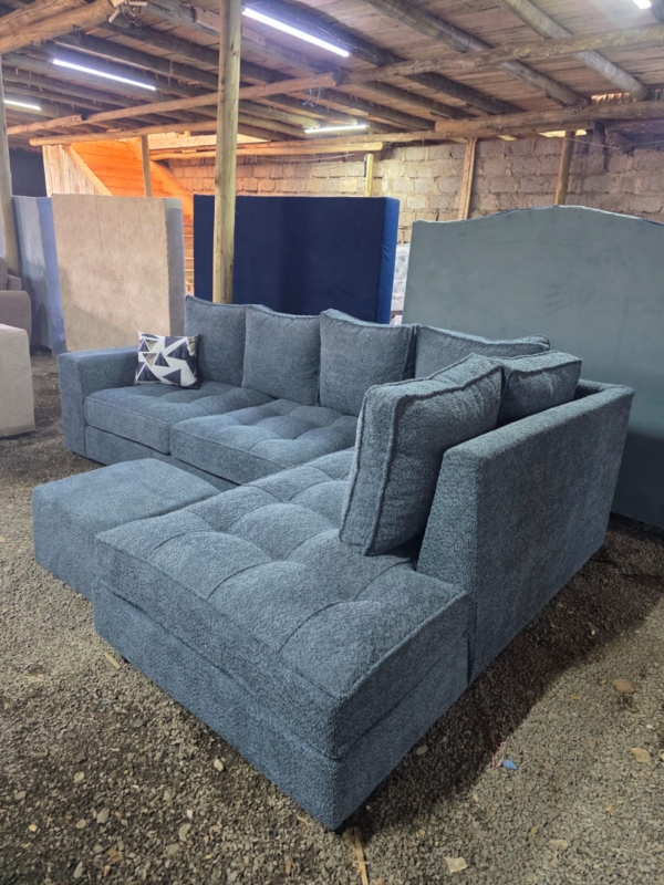 6-Seater L-Shaped Couch – Elegant Modern Sofa