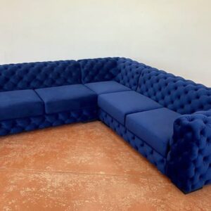 6-Seater Chesterfield L-Shaped Sofa – Ksh 120,000