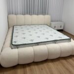 5x6 Queen Size Bed with Bedside Table