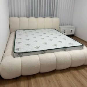 5x6 Queen Size Bed with Bedside Table