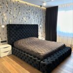6x6 King Size Bed with Bedside Tables – Luxury Modern Design
