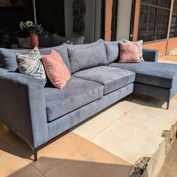 5 seaters modern fabric L shaped couch/sofa