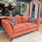 2 seaters extra large modern fabric couch/sofa