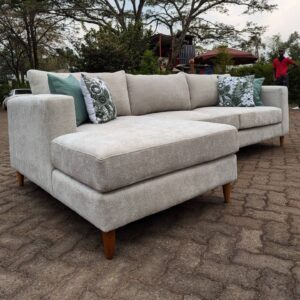 6 seaters modern fabric L shaped couch/sofa