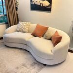 4 seaters modern design curved couch/sofa - Elegant Design