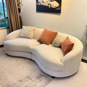 4 seaters modern design curved couch/sofa - Elegant Design