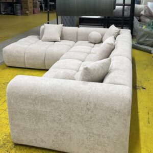 6 seaters modern fabric L shaped couch/sofa - Elegant Design