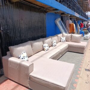 9 seaters modern fabric U shaped couch/sofa - Elegant Design