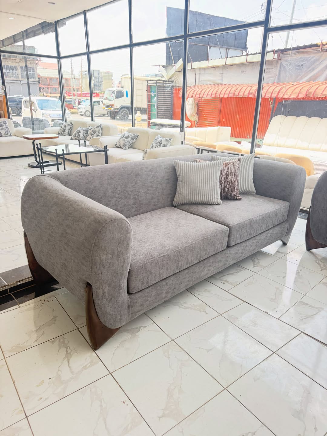 Best Choice Furniture - 1 271 3 seaters modern fabric couch/sofa - Elegant Design
