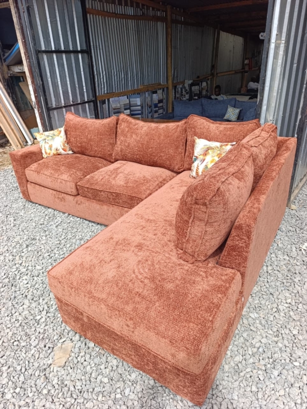 6 Seaters modern fabric L shaped couch/sofa - Elegant Design