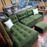 6 seaters modern fabric L shaped sofa - Elegant Design