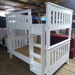 4 by 6 modern wooden double decker bunk bed - Elegant Design