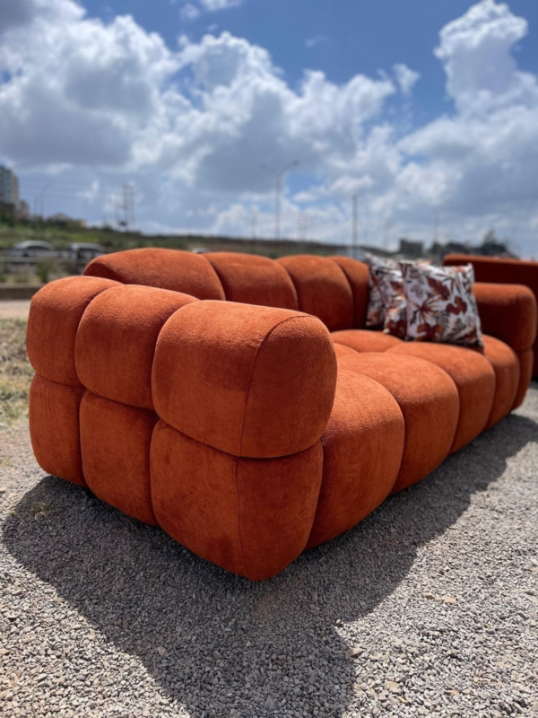 3 seater modern fabric couch/sofa with elegance