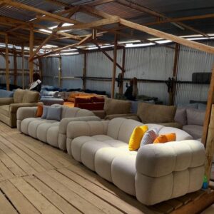 5 seaters modern fabric couch/sofa - Elegant Design