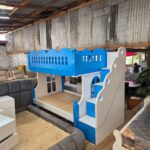 4 by 6 modern twin size double decker bunk bed - Elegant Design