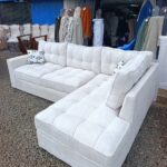6 seaters modern fabric L shaped sofa - Elegant Design