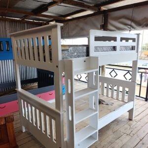 4 by 6 modern wooden double decker bunk bed - Elegant Design