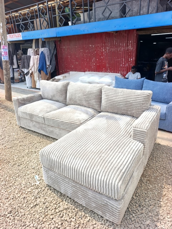 6 seaters modern fabric L shaped sofa - Elegant Design