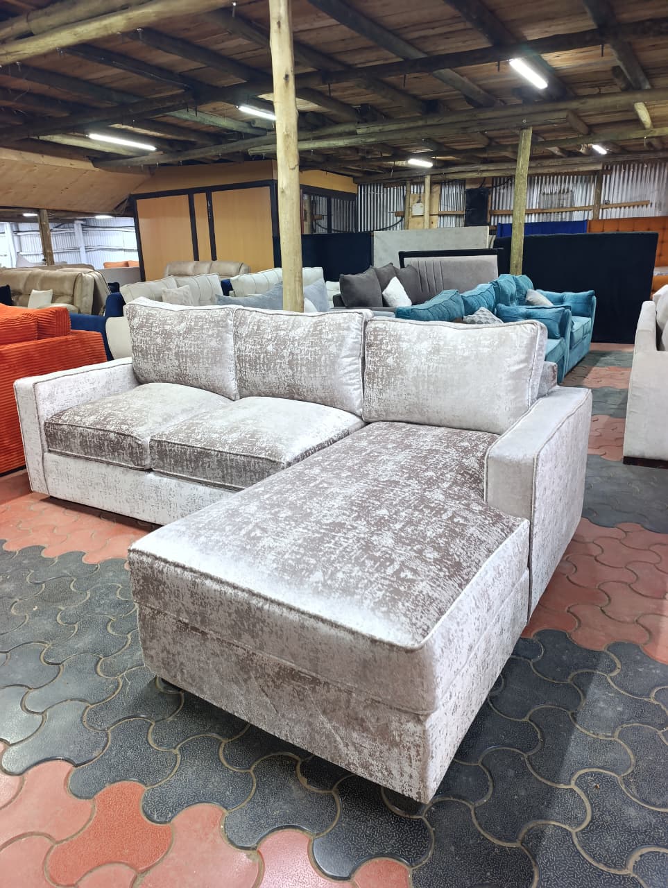 Best Choice Furniture - 1 390 6 seaters L shaped sofa - Elegant Design