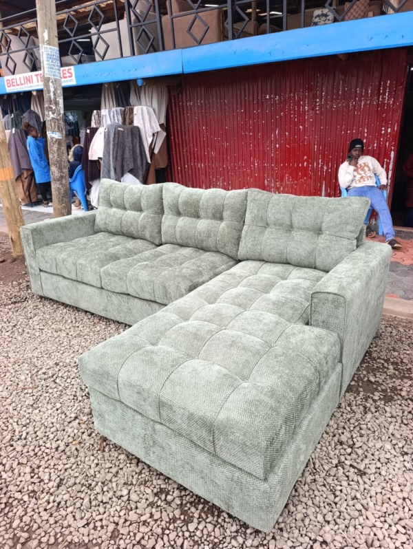 6 seaters modern fabric L shaped couch - Elegant Design