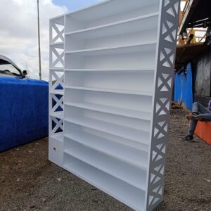 Modern large shelving unit plus shoe rack compartment - Elegant Design