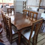 6 seaters wooden Dining table set - Elegant Design