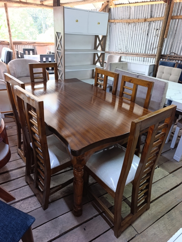 6 seaters wooden Dining table set - Elegant Design