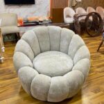 Boucle Accent Chair - Elegant Design