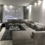 9 seaters modern fabric U shaped couch/sofa - Elegant Design