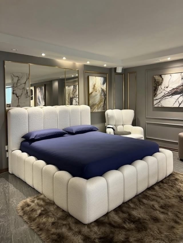 5 by 6 modern queen size Luxury bed masterpiece - Elegant Design