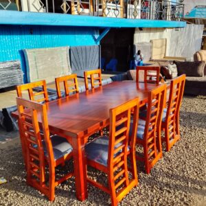 8 seaters wooden Dining table set - Elegant Design