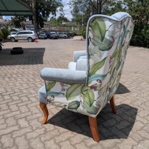 Modern elegant wing chairs