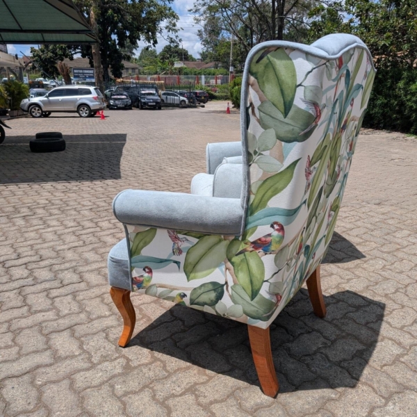 Modern elegant wing chairs