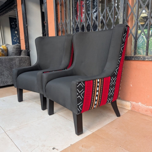 Modern wing chairs/accent chairs