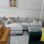 4 seaters elegant L shaped couch/sofa