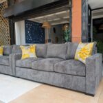 3 seaters modern fabric sofa/couch with elegance