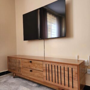Modern TV stand cabinet with storage units