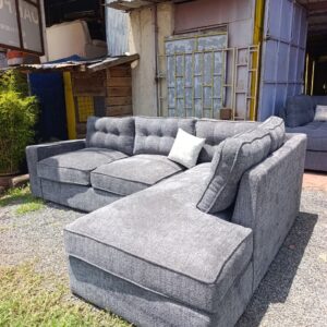 6 seaters modern fabric L shaped sofa/couch - Elegant Design