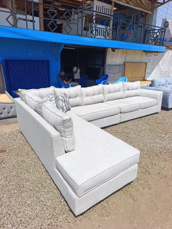 8 seaters modern fabric L shaped sofa - Elegant Design