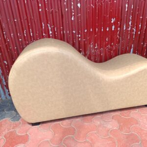 Modern soft leather daybed/love bed/tantra bed