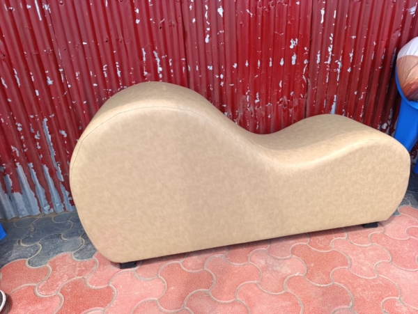 Modern soft leather daybed/love bed/tantra bed