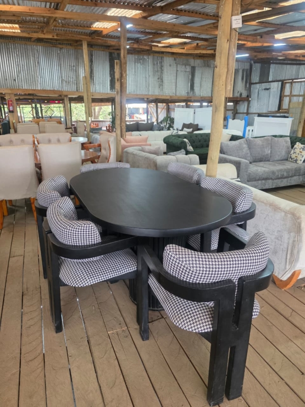 6 seaters modern dining table set - Elegant Design