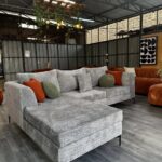 6 seaters modern fabric L shaped couch/sofa - Elegant Design