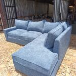 6 seaters modern fabric L shaped couch/sofa - Elegant Design