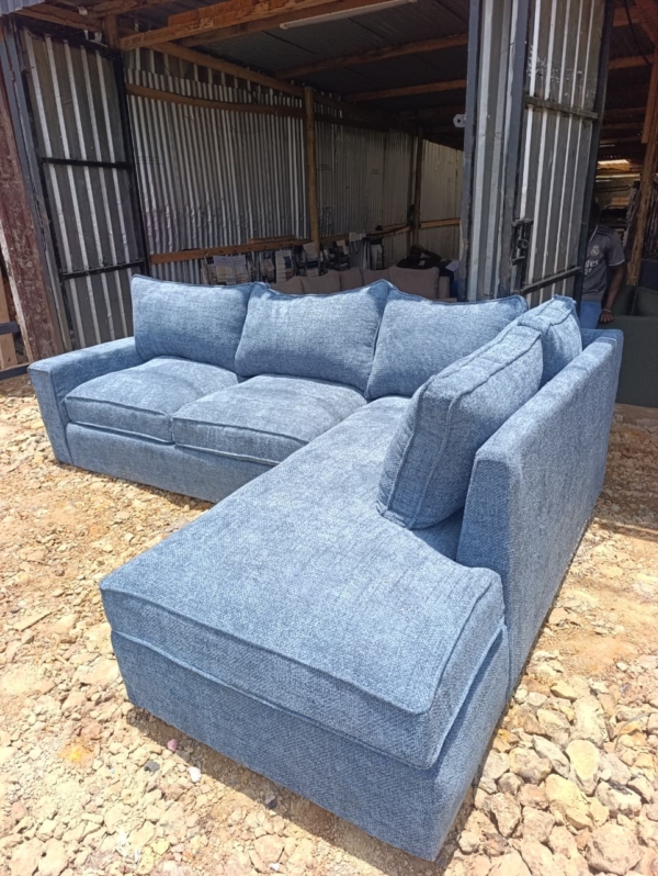 6 seaters modern fabric L shaped couch/sofa - Elegant Design